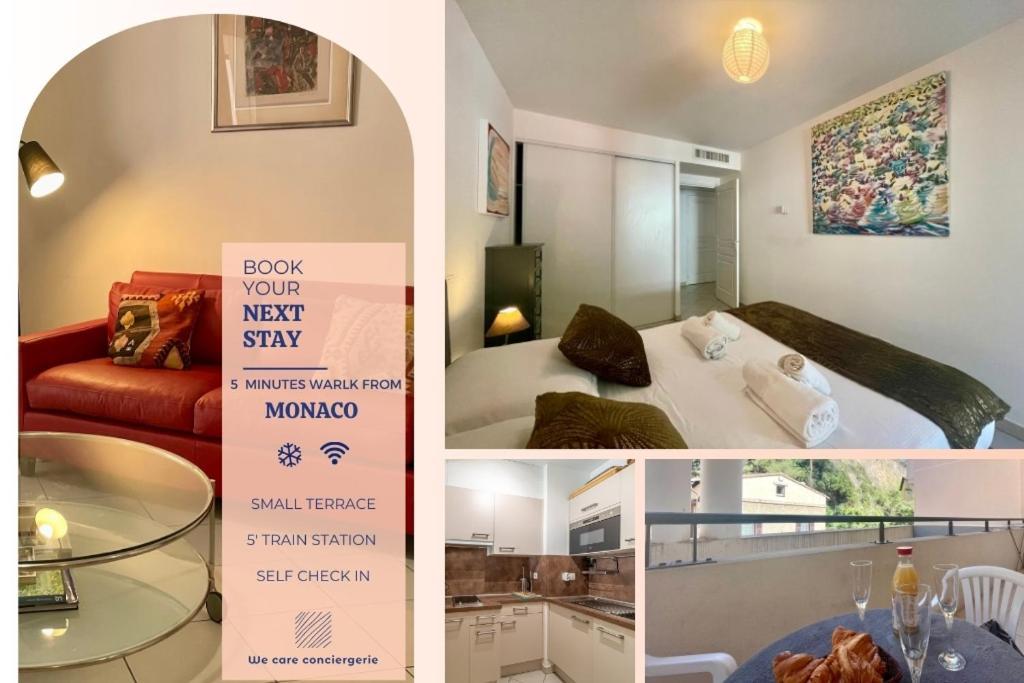 One Bedroom Flat Near Monaco Holiday home Beausoleil